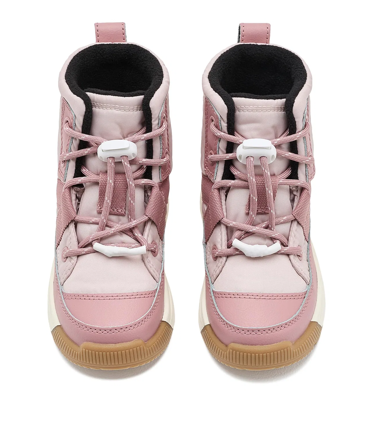 Водонепроницаемые ботинки Whitney III Mid Waterproof (для маленьких детей) Sorel Kids, Pink Salt/Eraser Pink — фото 3