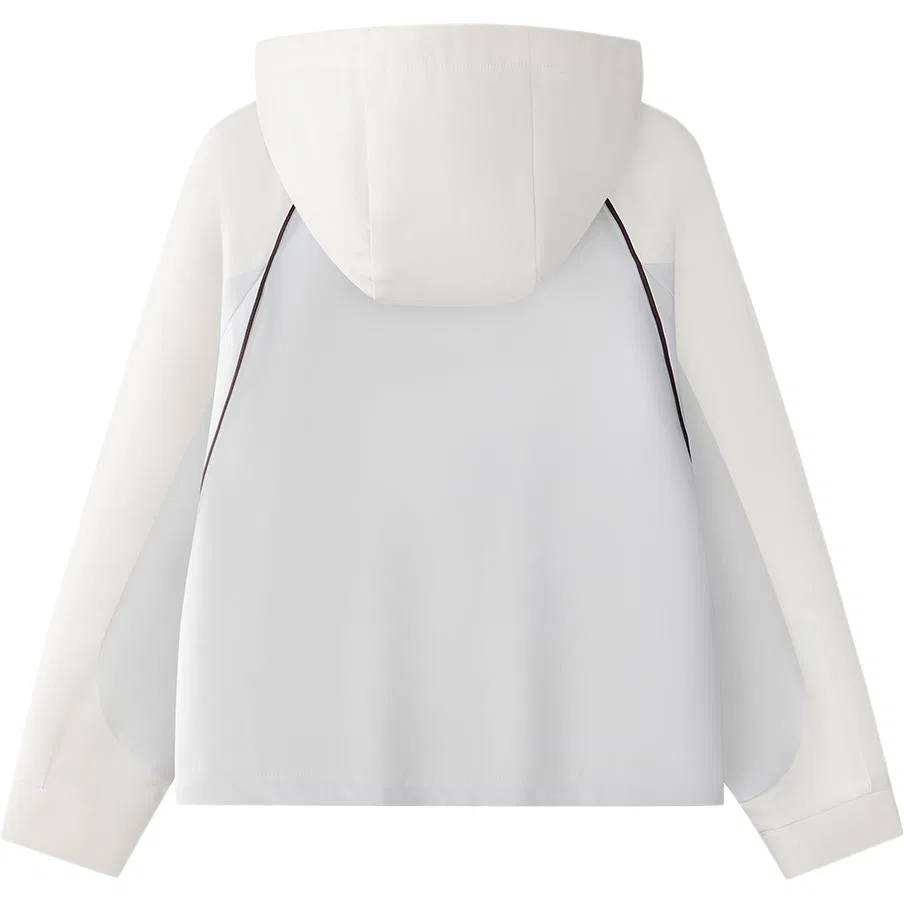 Детская куртка с капюшоном FILA KIDS, Cool Stone White — фото 3