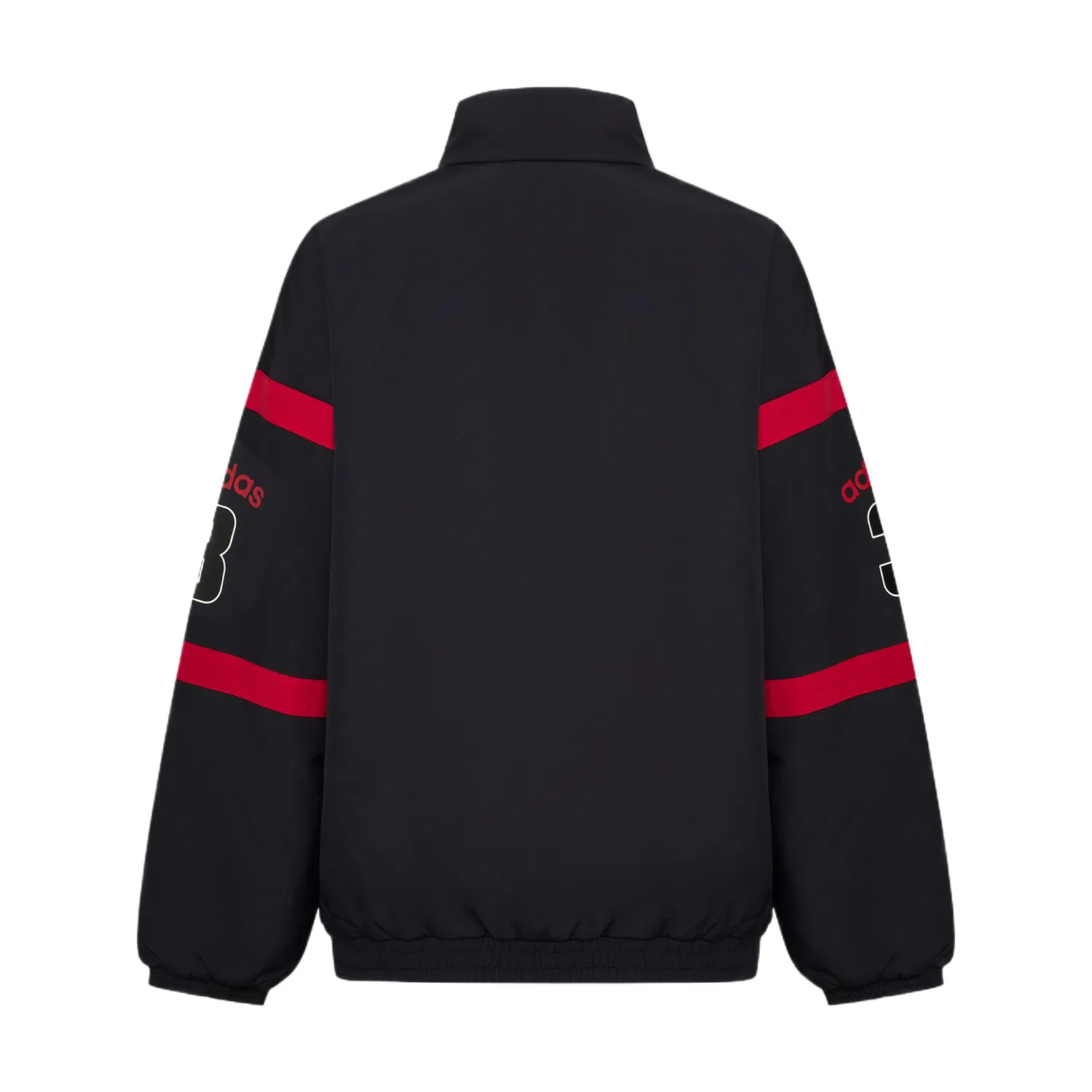 Детская куртка на синтепоне с воротником-стойкой Adidas Originals, Black — фото 3