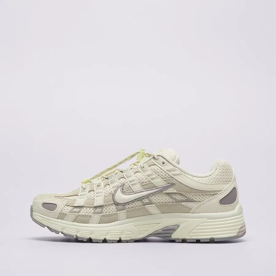 Кроссовки повседневные с шнуровкой P-6000 Premium Sportswear Nike, Бело-кремовый — фото 2