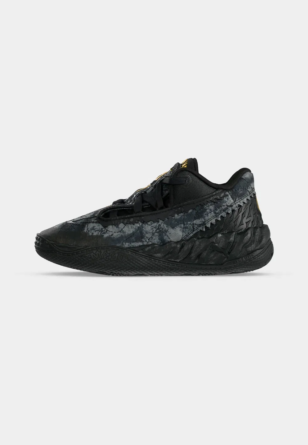 Mb.05 lo team унисекс - баскетбольные кроссовки Puma, Black/Moody Gray — фото 2