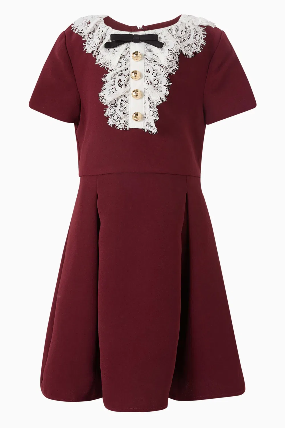 Платье с кружевным воротником Lace Bib Dress Self Portrait