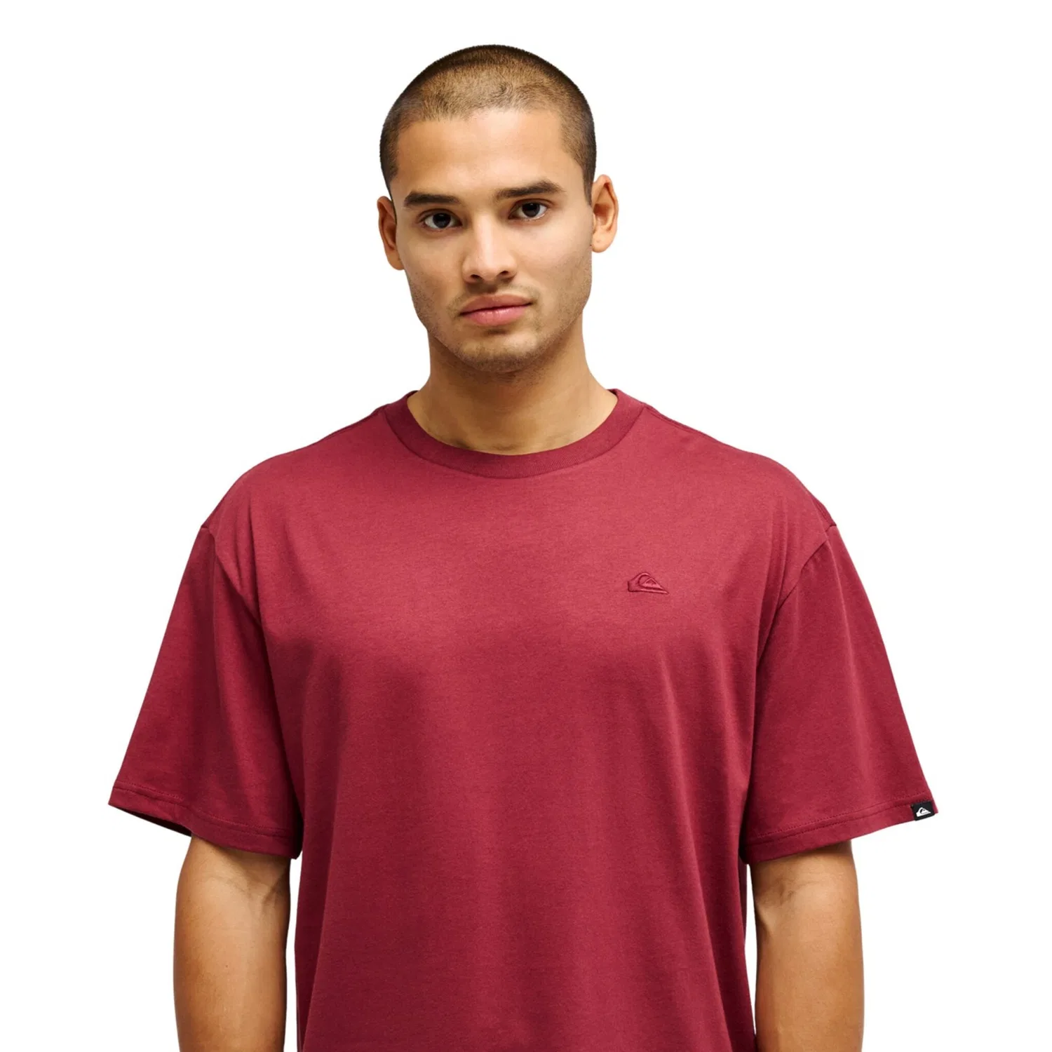 Детская хлопковая футболка Salt Water Quiksilver, Oxblood Red — фото 4