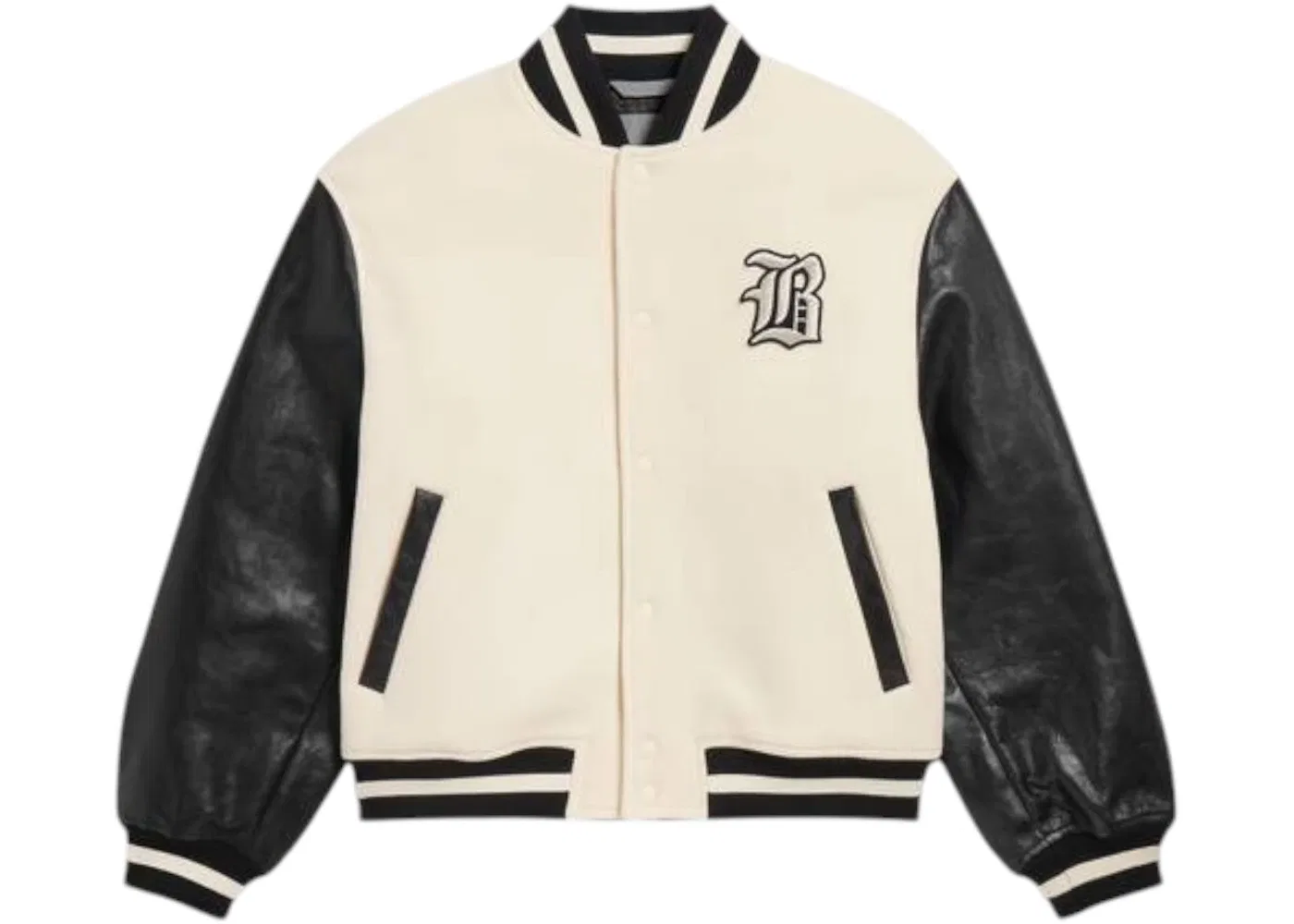 Мужская куртка с принтом Varsity Jacket Balenciaga, Ivory