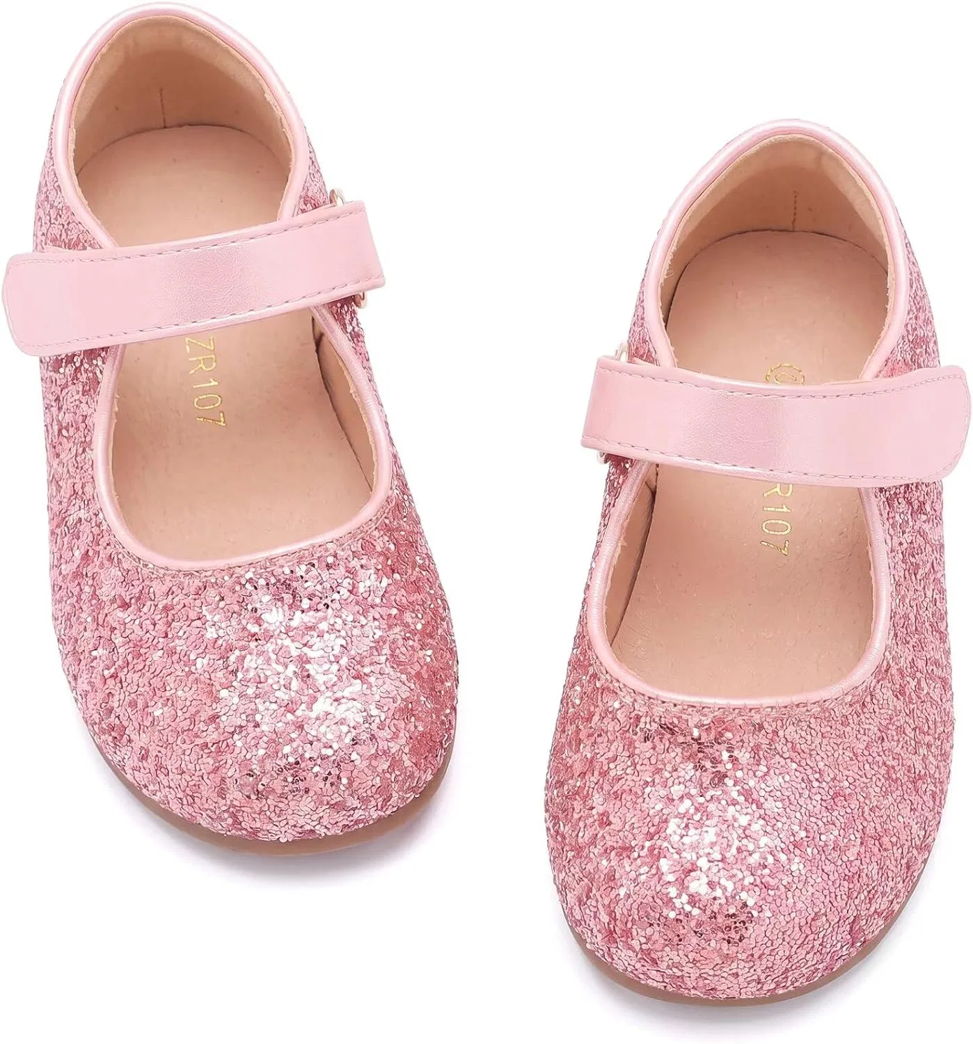 Детские туфли Мэри Джейн для девочек Flower Girl Dress Shoes Mary Janes Flat Nedaan, Rosered