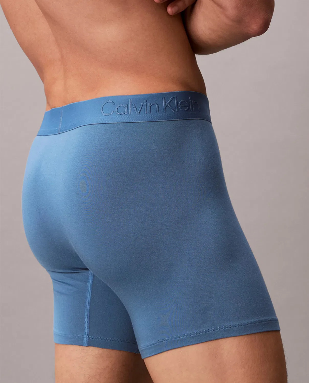 Мужские боксеры с принтом Calvin Klein, Azul — фото 3