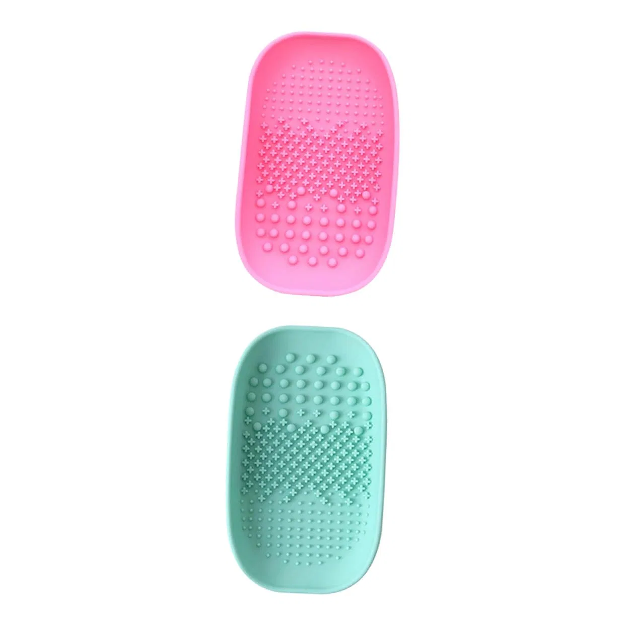 Подушечки для очистки кистей, Silikon, 2 шт, Pink, Grün Alipis