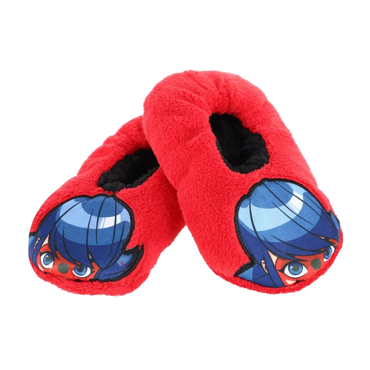 Детские тапочки для девочек с аппликацией Miraculous Ladybug Textiel Trade, Red — фото 2