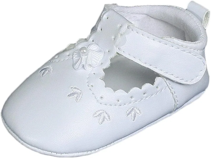 Детские туфли Мэри Джейн для девочек с цветком Little Things Mean A Lot, White