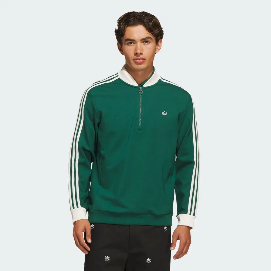 Спортивная толстовка ADIDAS PERFORMANCE зеленого цвета — фото 2