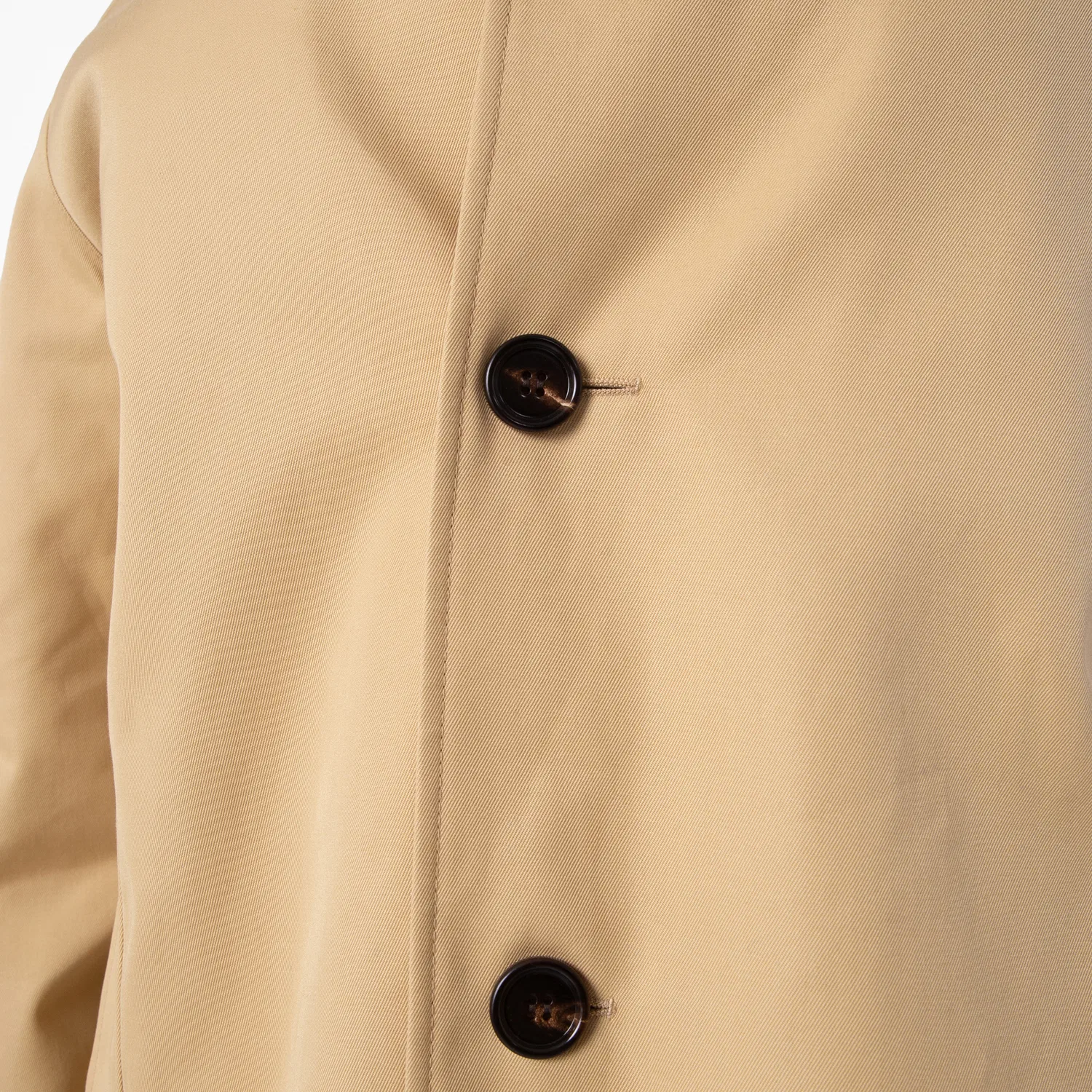 Пальто шерстяное однобортное Single-Breasted Straight Hem Wool Coat Burberry, Flax — фото 2