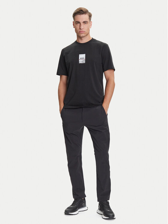 Футболка relaxed fit Photoprint 50545869 Boss, чёрный — фото 2