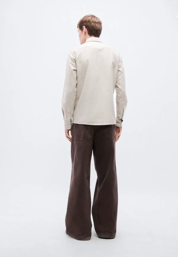Рубашка Boss, Dark Beige — фото 4