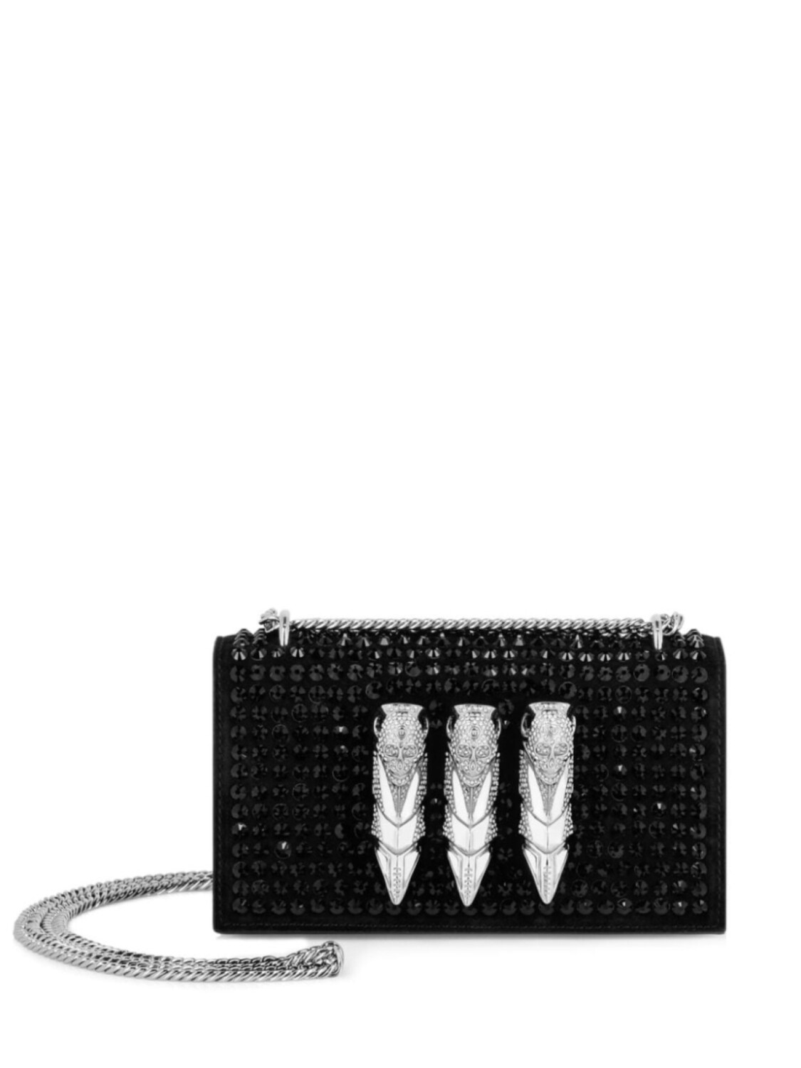 

Philipp Plein сумка на плечо с кристаллами, черный