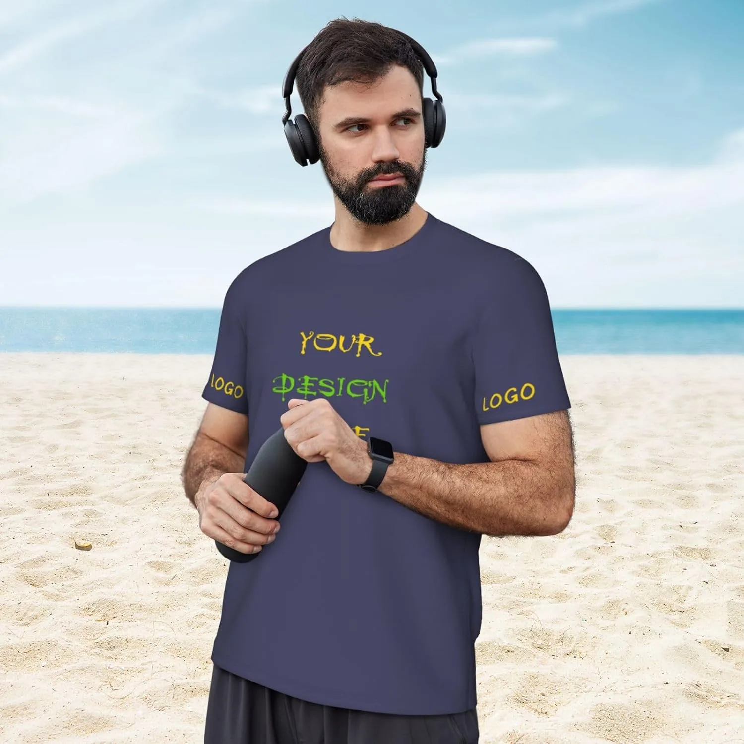 Футболка Custom Men's Novelty — фото 4