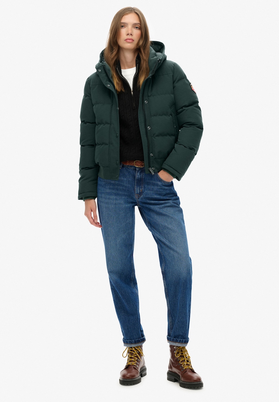 Куртка межсезонная Superdry Everest, темно-зеленый — фото 2