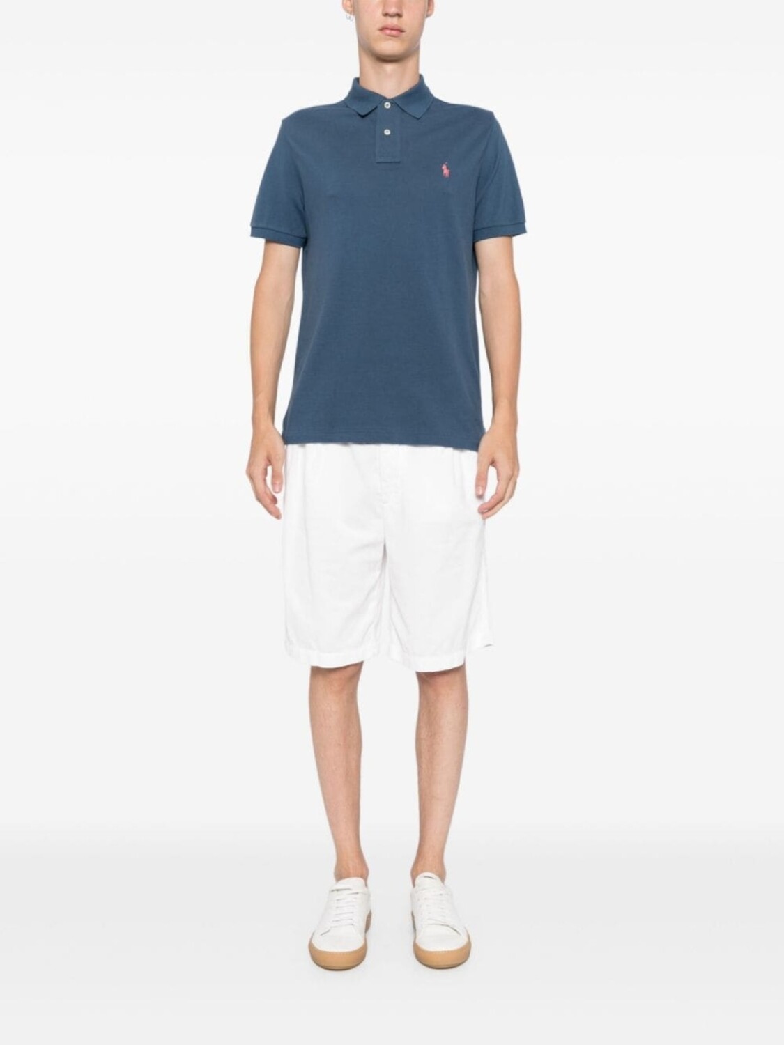 

Polo Ralph Lauren рубашка поло узкого кроя, синий