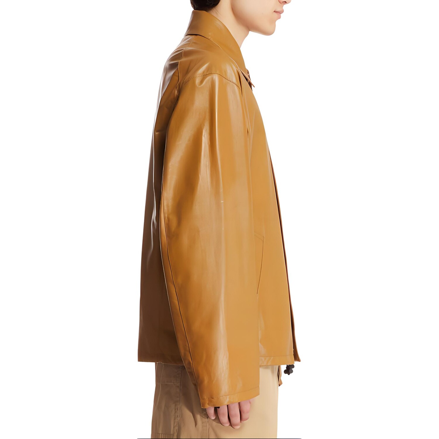 Куртка мужская бежевая Bottega Veneta, бежевый — фото 2