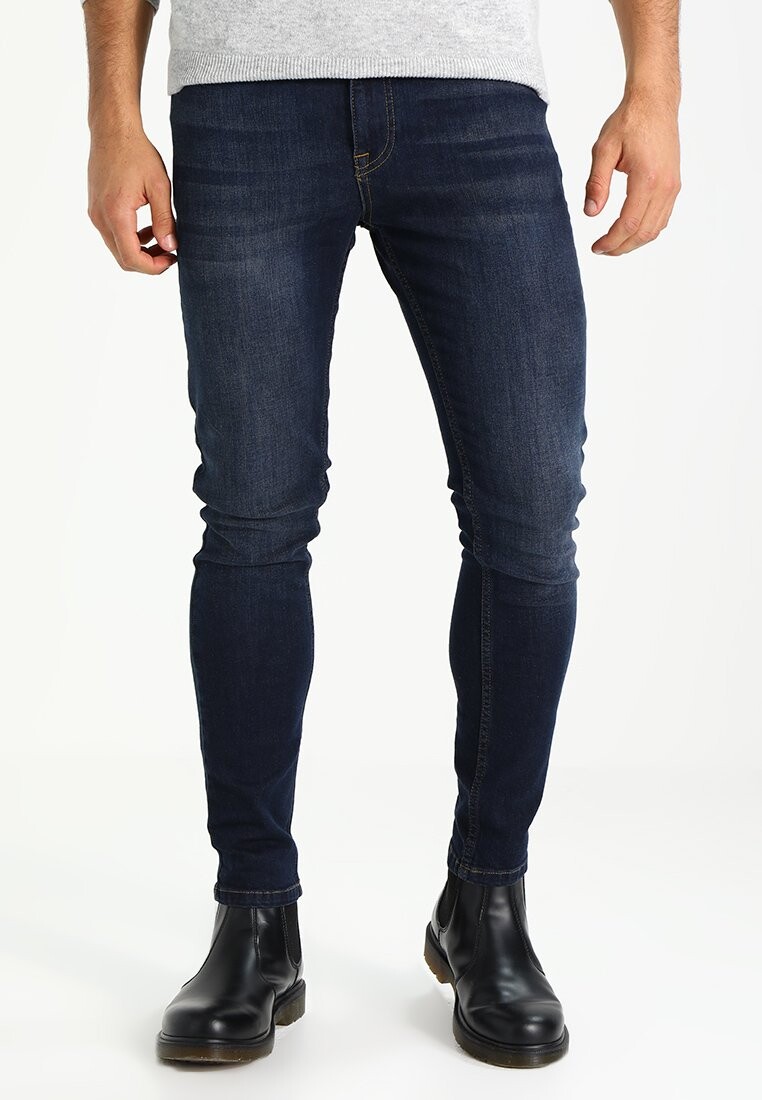 

Джинсы Skinny Fit Pier One, темно-синий деним
