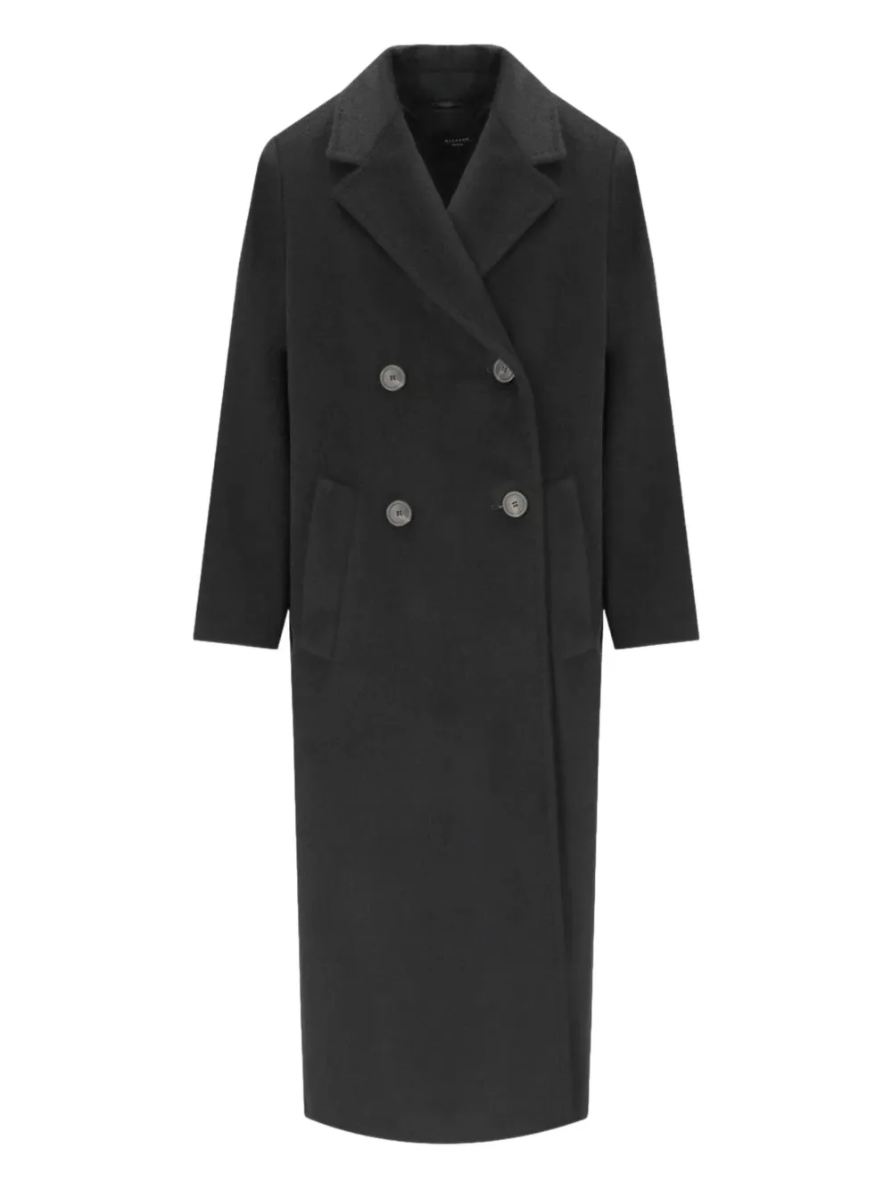 

Двубортное пальто MAX MARA, черный