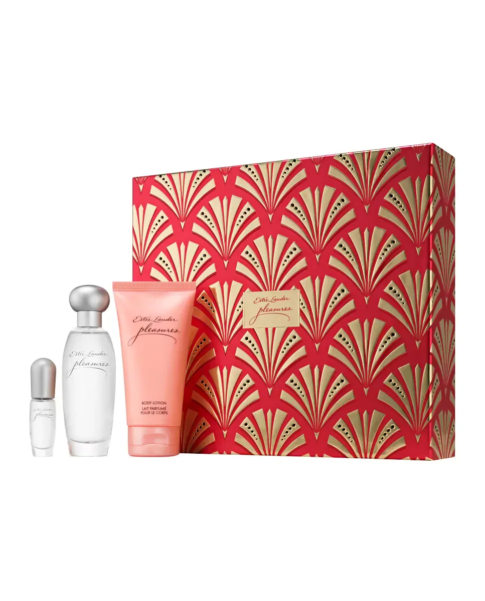 Подарочный набор Pleasure Perfume, лосьон для тела и дорожный парфюм Estée Lauder