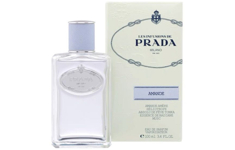 Духи oriental eau de parfum с нотами горького абрикоса, миндаля и мускуса для релаксации, 100 мл PRADA — фото 3
