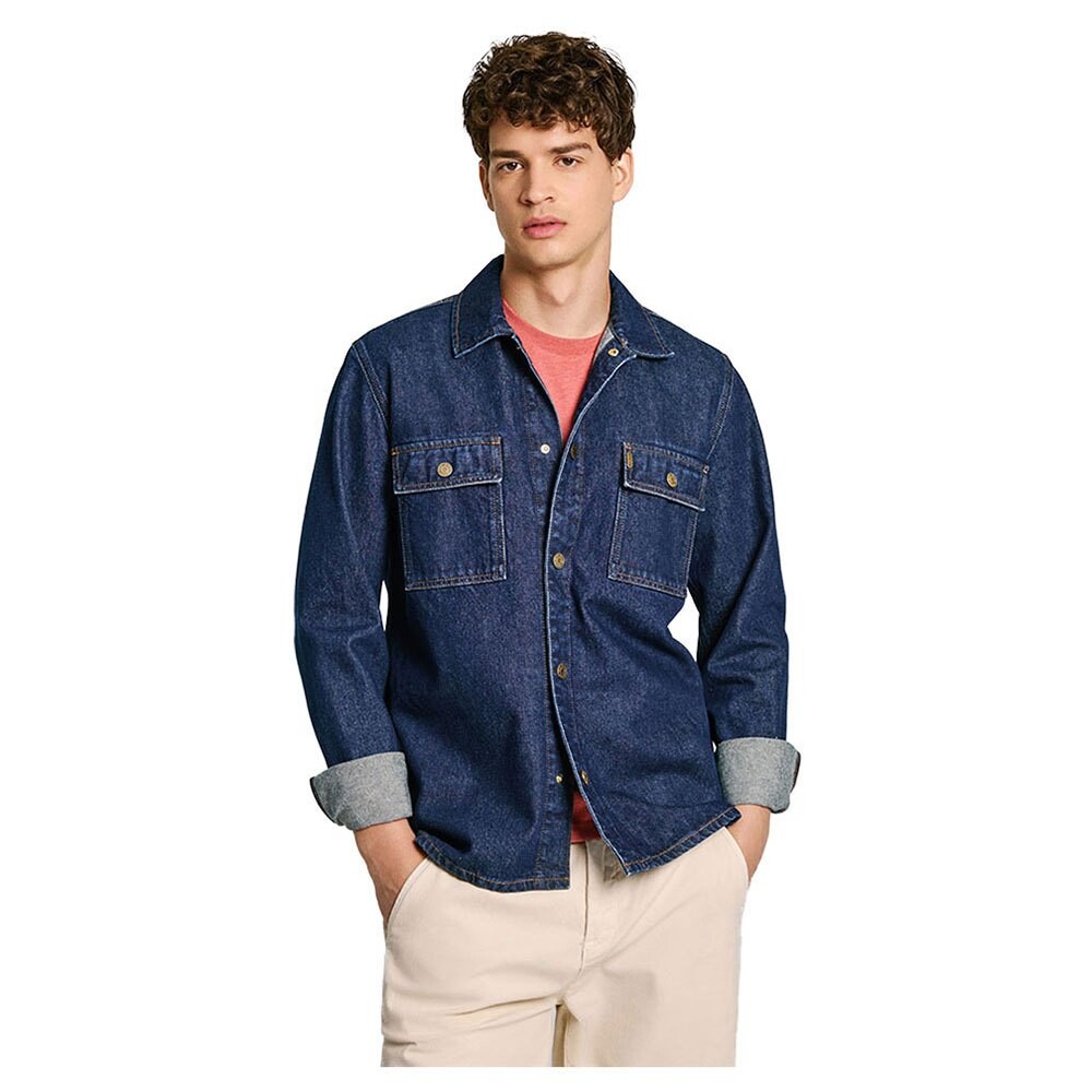 

Куртка Pepe Jeans PM308585 overshirt, синий