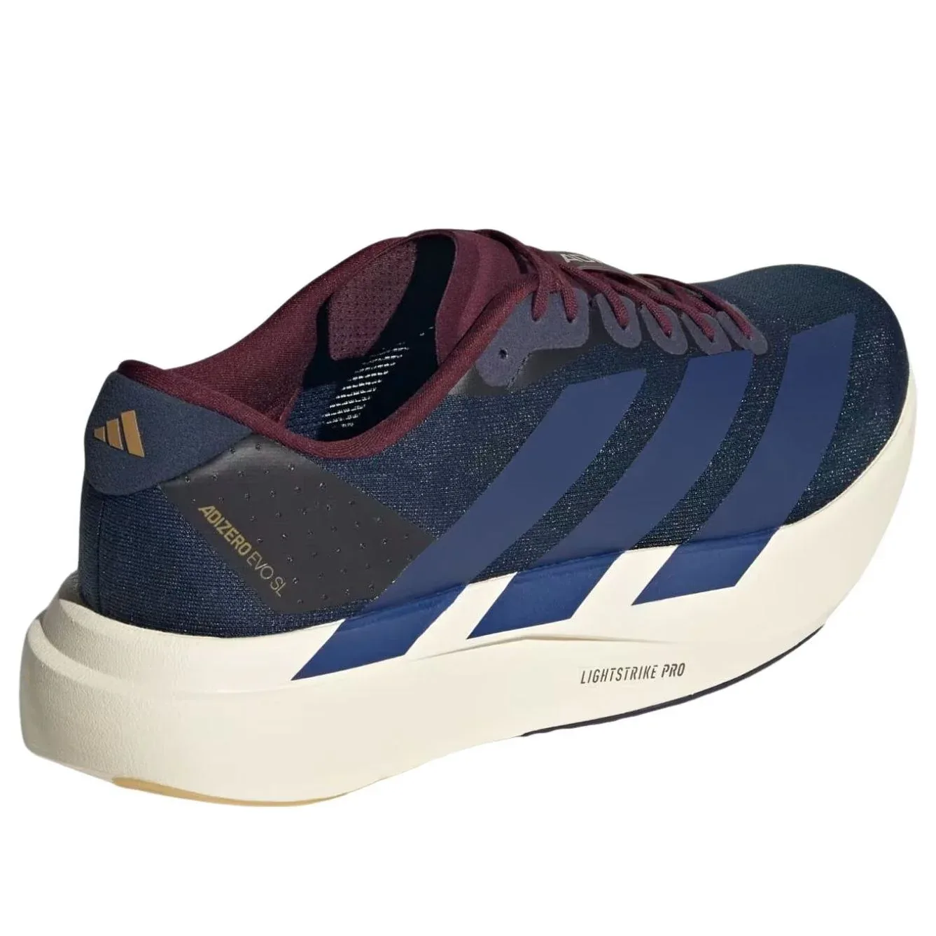 Кроссовки Adidas Adizero Evo SL 'Collegiate Navy Muted Purple Maroon' — фото 3