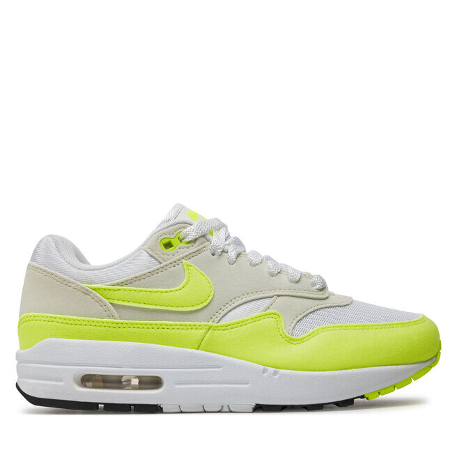 Кроссовки Nike Air Max 1 DZ2628 100 White/Volt/Sea Glass/Black, белый цвет