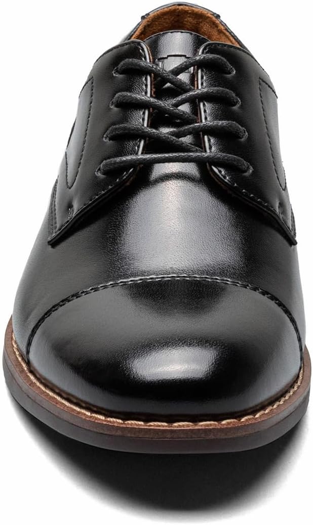 Детские оксфорды Florsheim Boys Rucci Jr. с носком-капtoe (малыш/маленький ребенок/старший ребенок), черный — фото 3