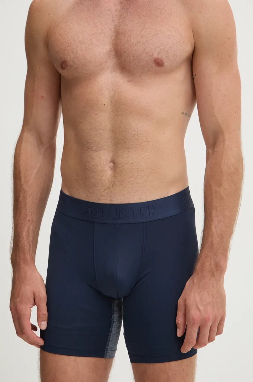 

3 пары боксеров Hollister Co., темно-синий