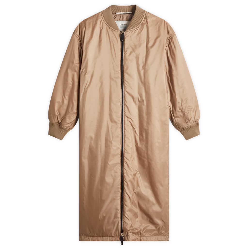 

Длинная бомбер-куртка Max Mara, коричневый