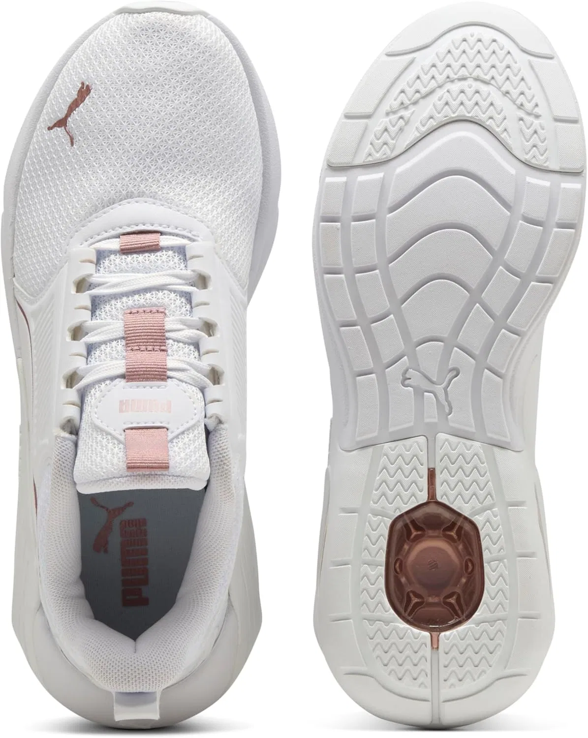 Кроссовки для бега Puma Unisex X-Cell Nova FS Street Running Shoe, Puma White Rose Gold, размер 39 EU — фото 4