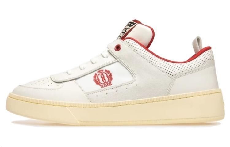 Кроссовки BALLY Logo-embroidered Panelled Sneakers, красный