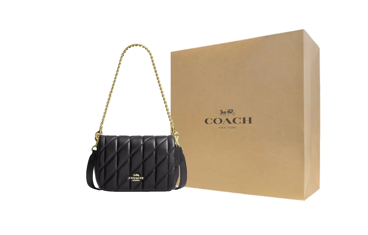 

COACH Кожаная портативная сумка кроссбоди