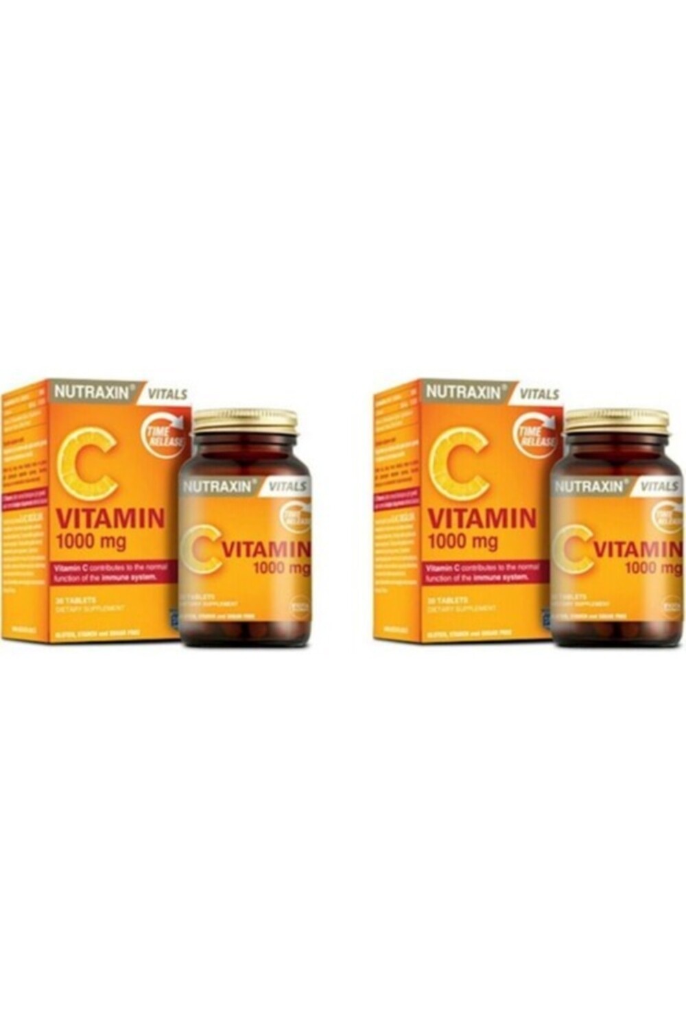 

Nutraxin Витамин С 1000 мг Добавка 30 таблеток X 2