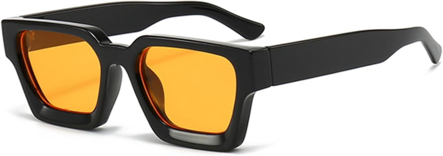 

Модные женские солнцезащитные очки класса люкс, мужские солнцезащитные очки в стиле ретро с леопардовым принтом, сине-зеленые солнцезащитные очки с защитой от УФ-излучения UV400 VVTWSSW, Black Orange