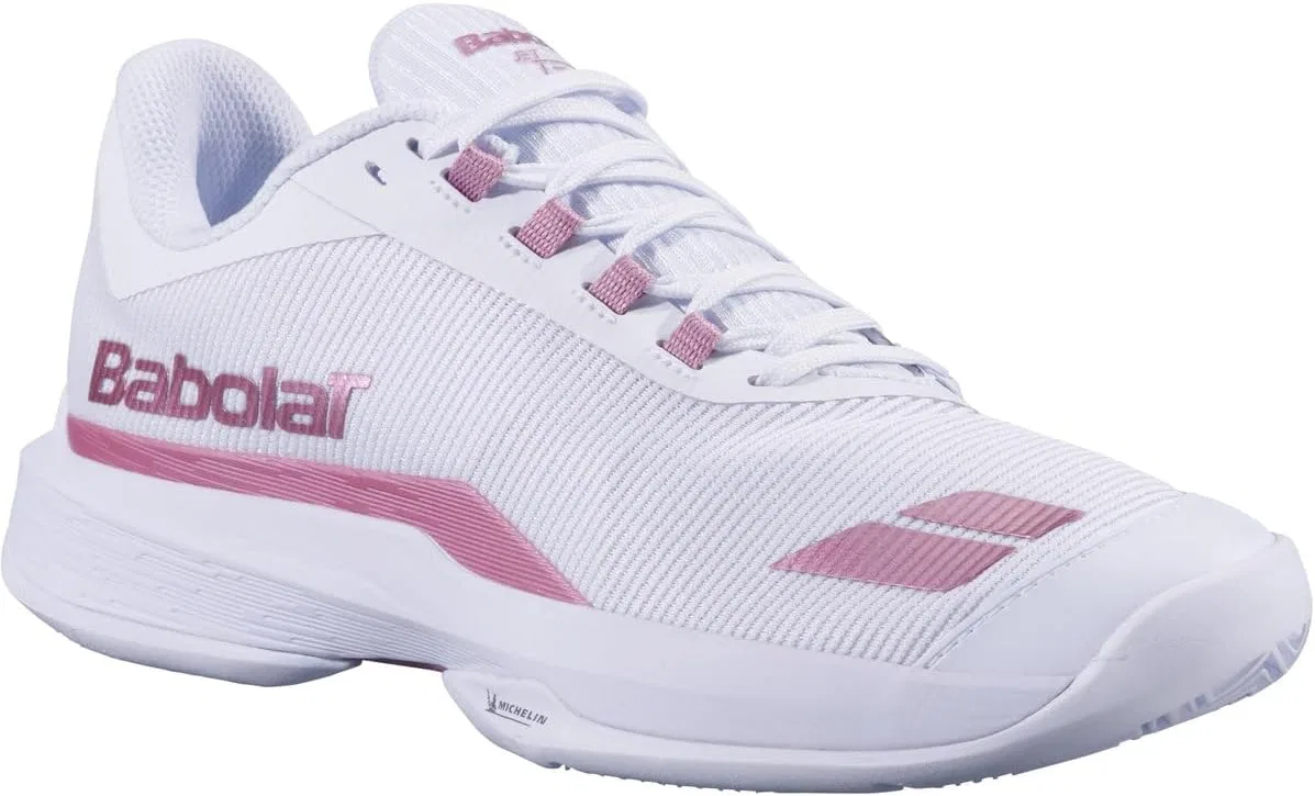 Кроссовки теннисные Babolat Jet Tere 2, белый/золотисто-розовый — фото 2