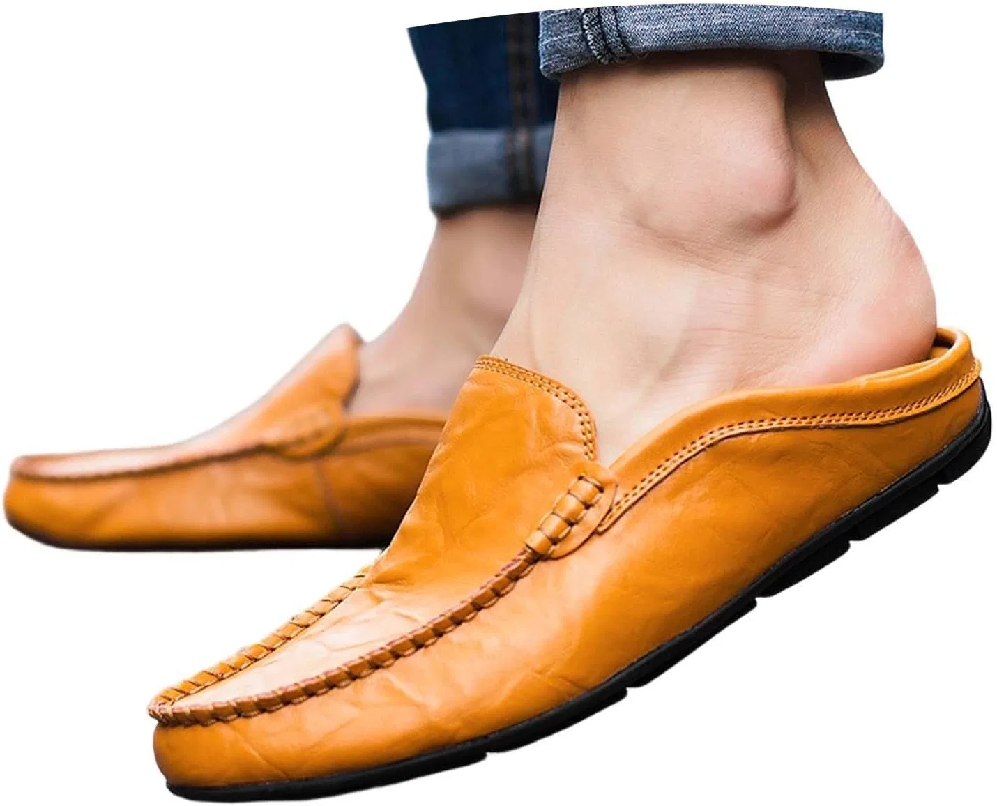 Лоферы оранжевые, Loafers & Slip-Ons — фото 2