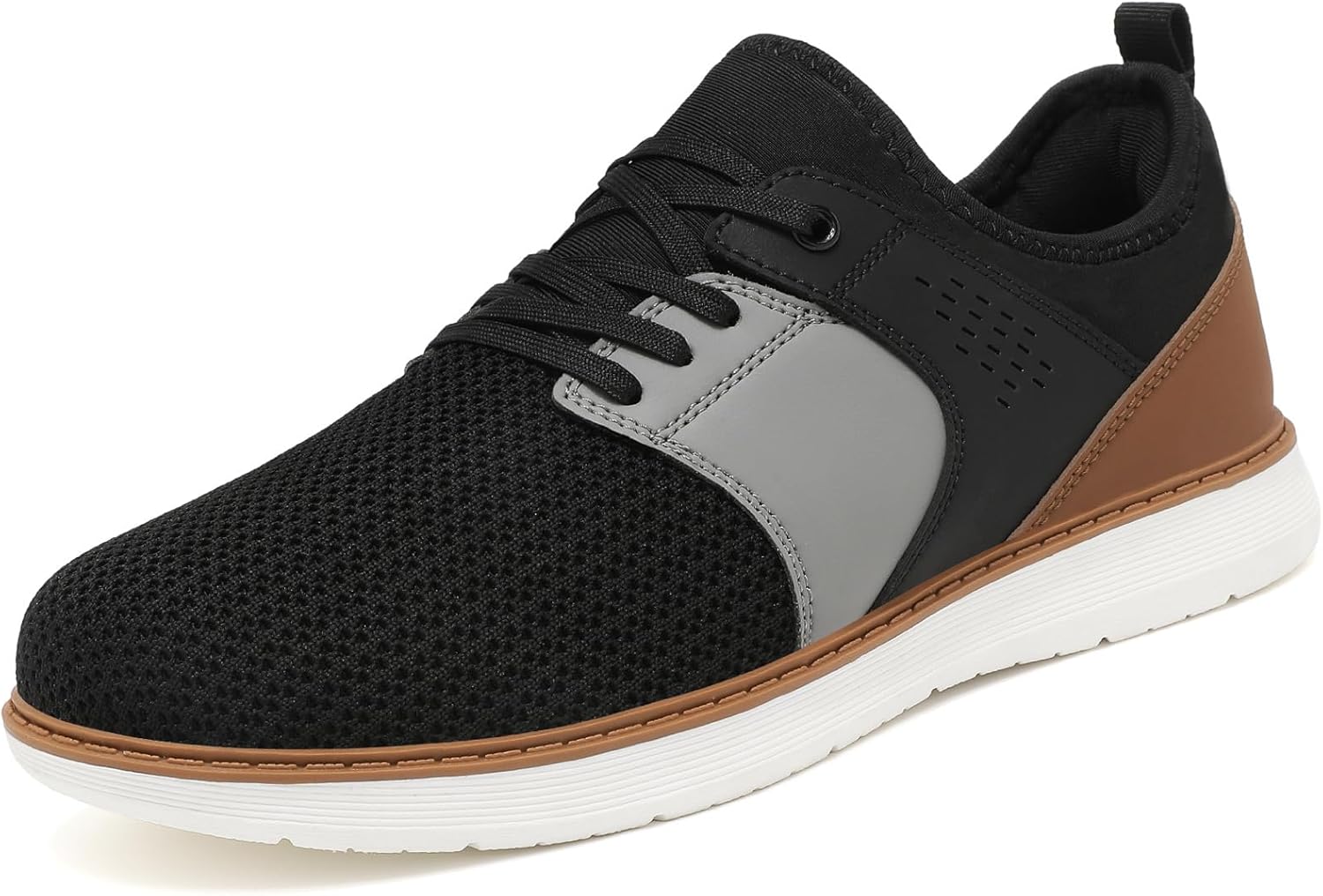 

Мужские повседневные туфли на каждый день, слипоны, модные кроссовки с сеткой, для ходьбы, дышащие, удобные, с нескользящей подошвой Eadnly, серый