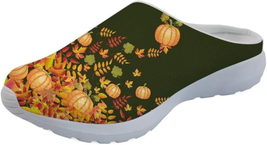 

Мужские сандалии GLENLCWE, женские прогулочные мюли, кроссовки, сетчатые мягкие садовые сабо, легкая обувь для душа и воды с поддержкой свода стопы, Pumpkin