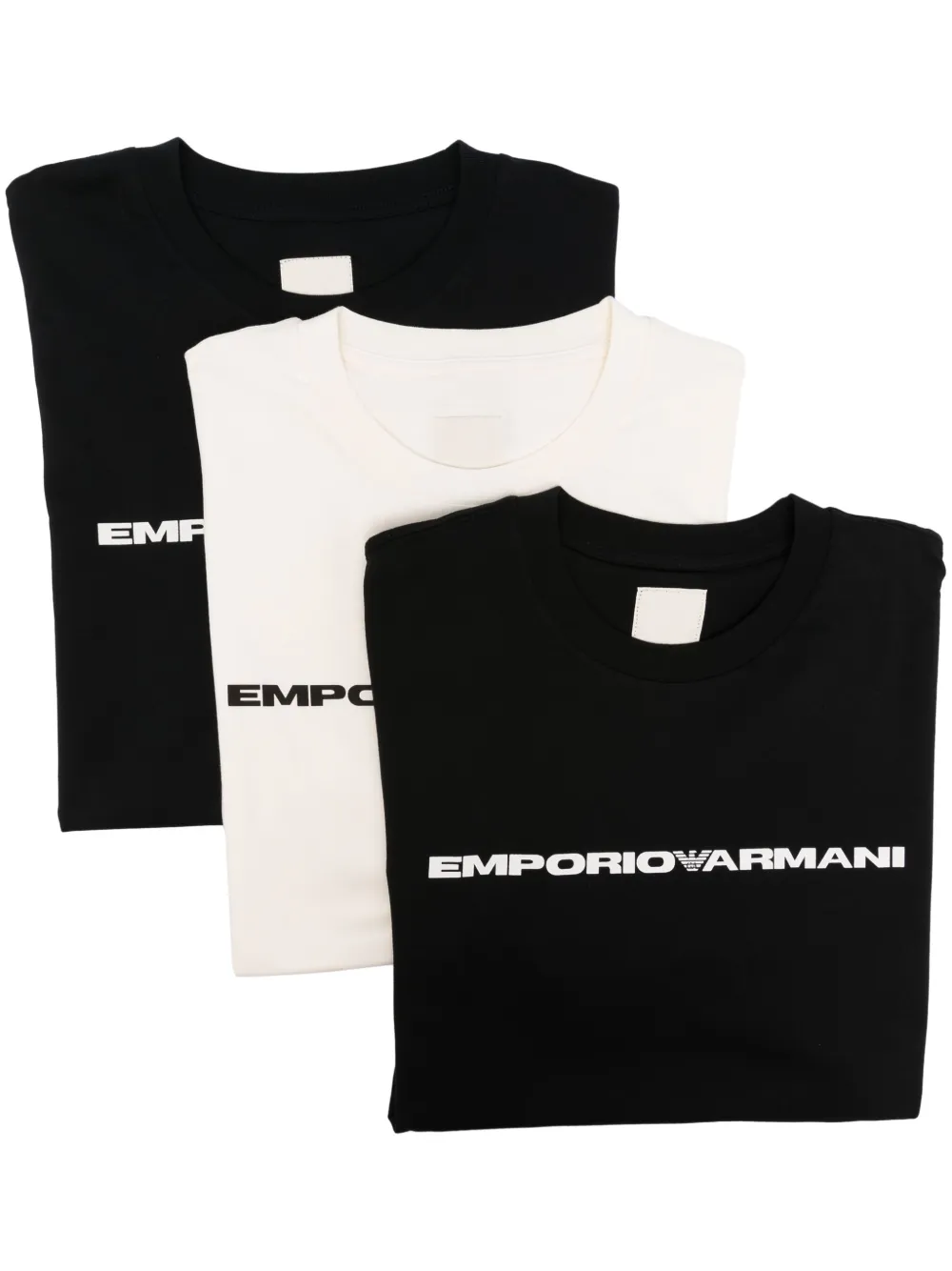 

Футболка с логотипом EMPORIO ARMANI, белый