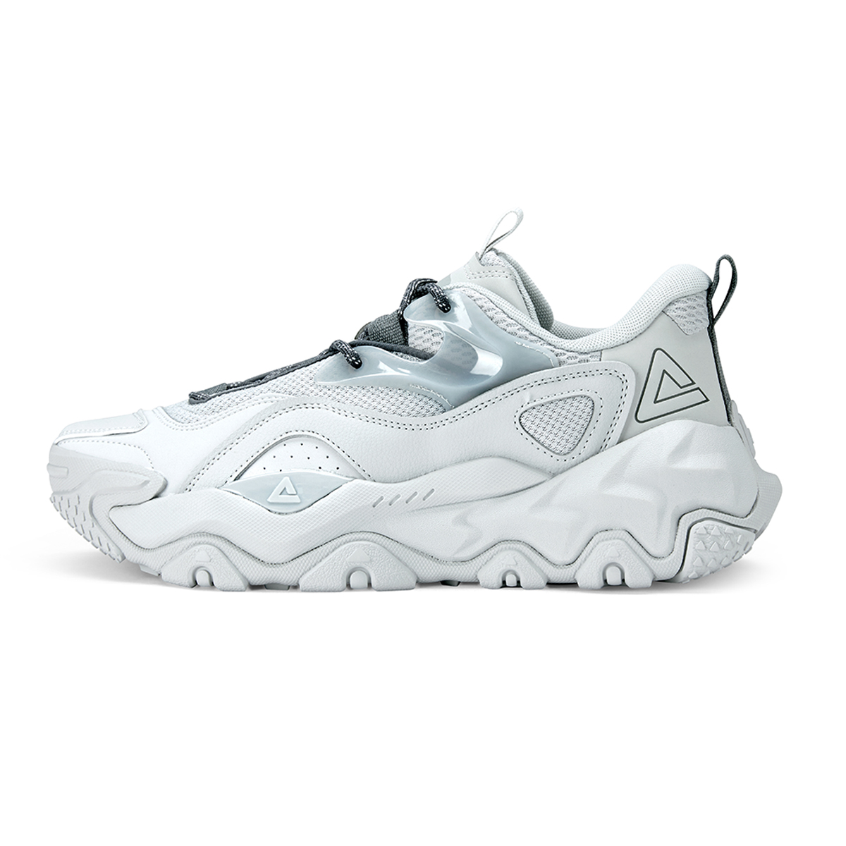 

PEAK Мужские повседневные кроссовки Tai Ji2.0 с амортизацией и увеличением роста, цвет дымчато-серый