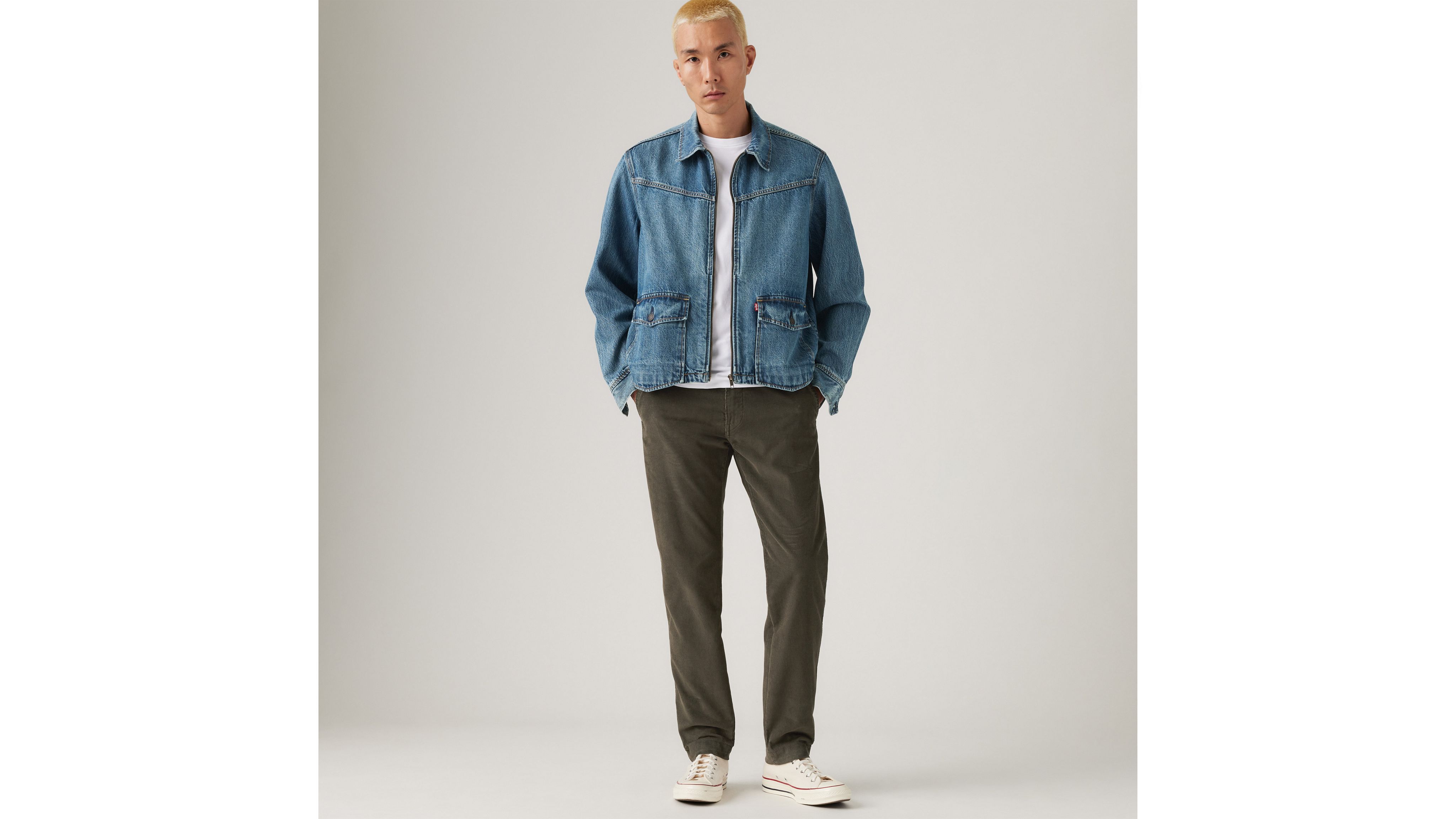 

Мужские вельветовые брюки Xx Chino Standard Taper Fit Levi's, Black Olive - Brown