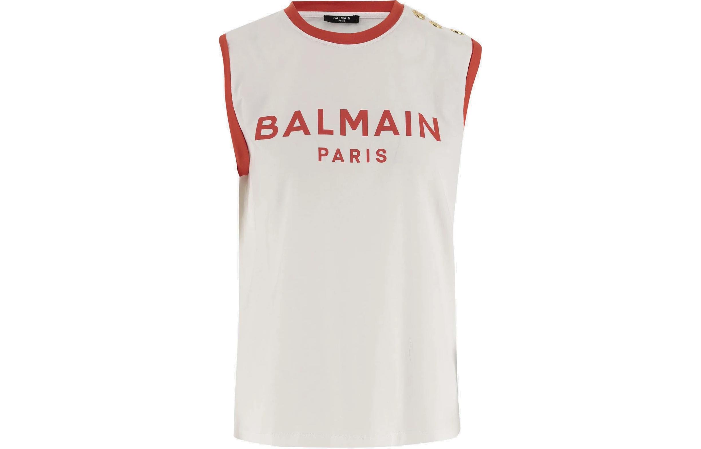 

BALMAIN Майка женская белая