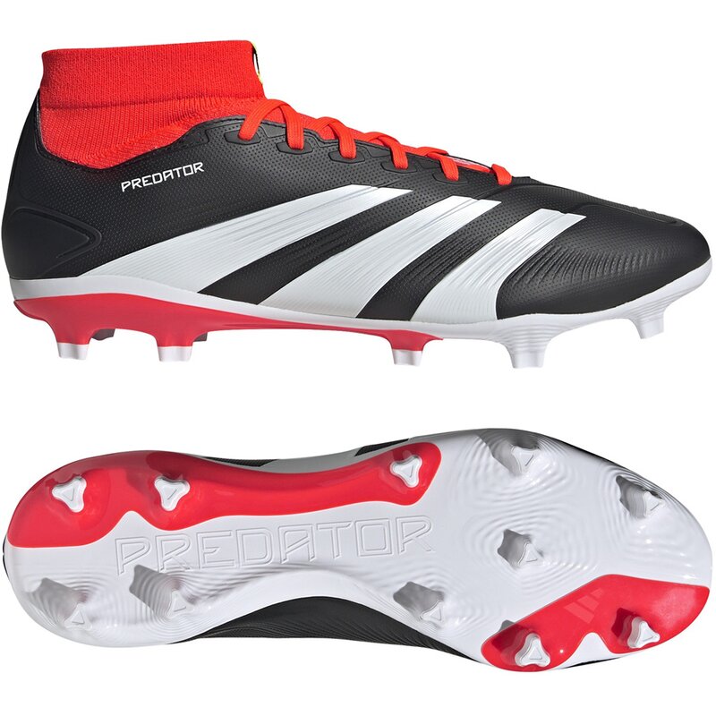 Футбольные бутсы Predator League FG для игры на травяном покрытии Adidas, мультиколор — фото 4