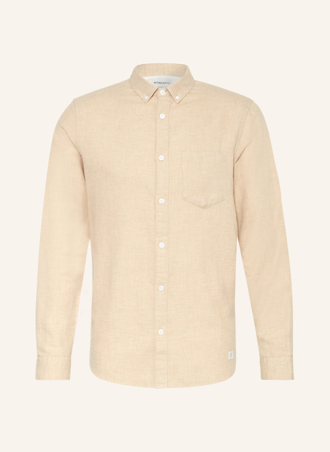 

Рубашка NOWADAYS Slim Fit, бежевый