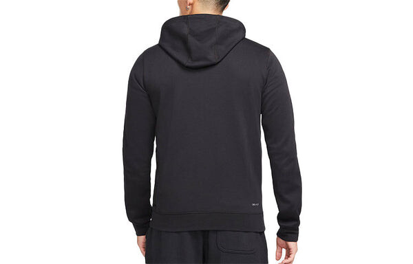 Куртка Air Jordan Casual Full-length zipper Knit Hooded Jacket Black, черный — фото 2