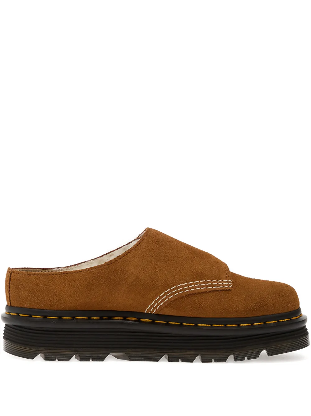 

Мюли на платформе Dr. Martens, коричневый