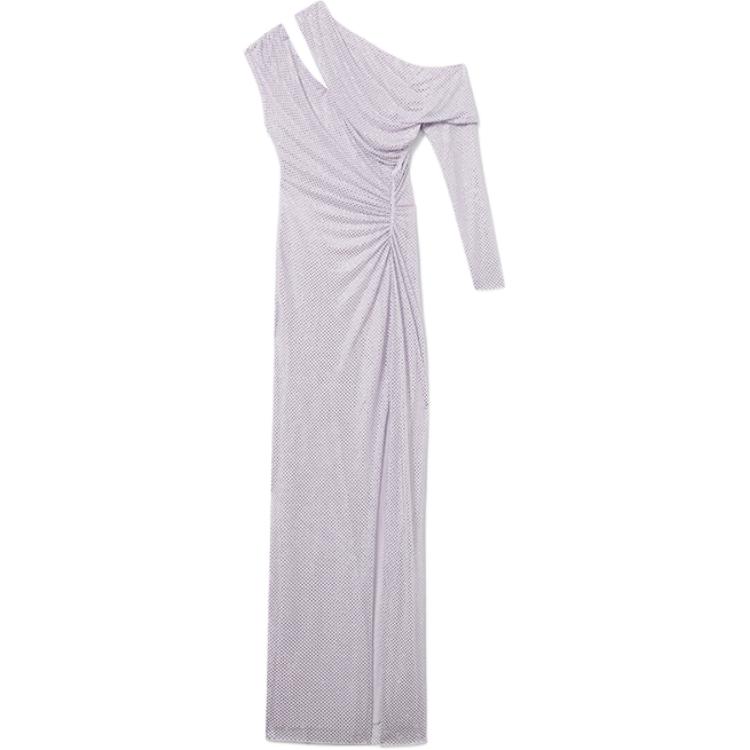 

Self-portrait Женское платье с длинными рукавами Self Portrait сиреневого цвета